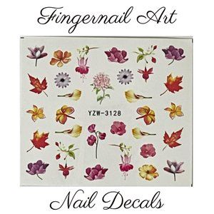 Fingernail Art Nail Decals Waterslide Transfer Stickers